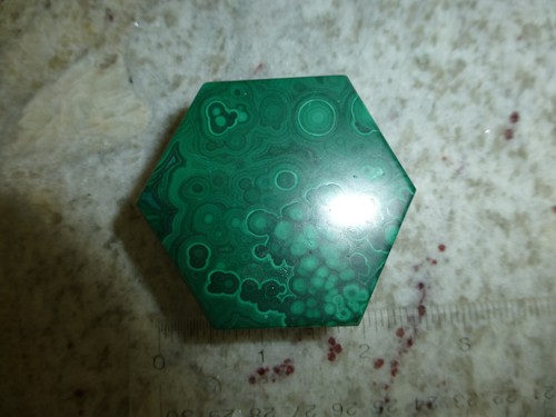 Hexagonal green natural - hexagonal,